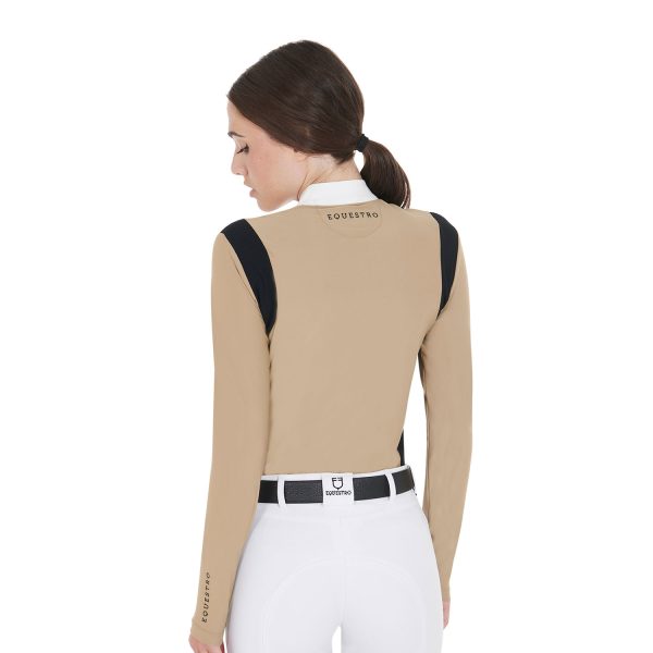 WOMAN  JERSEY COMPETITION LS ZIP SHIRT - immagine 3