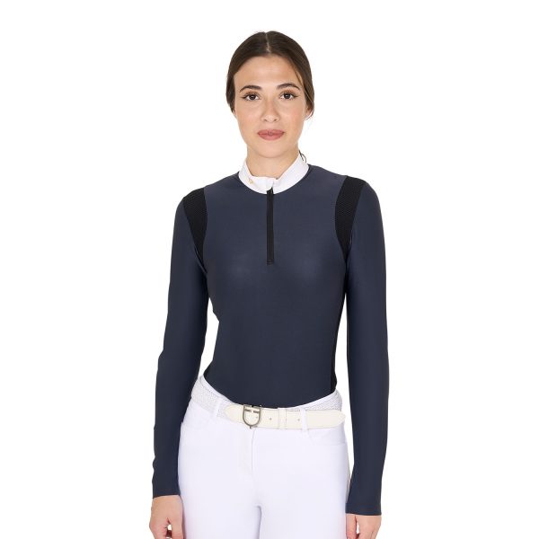 WOMAN  JERSEY COMPETITION LS ZIP SHIRT - immagine 7