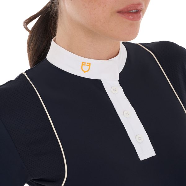 WOMEN'S COMPETITION POLO SHIRT SS BUTTONS - immagine 4