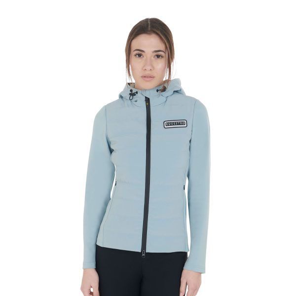 WOMEN'S JERSEY+SCUBA TECHNICAL DOWN JACKET