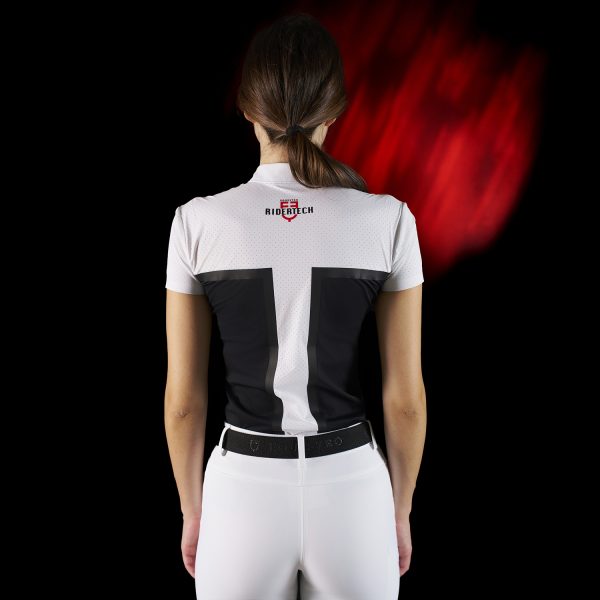 WOMEN'S COMPETITION RIDERTECH POLO SHIRT SS WITH ZIP - immagine 10