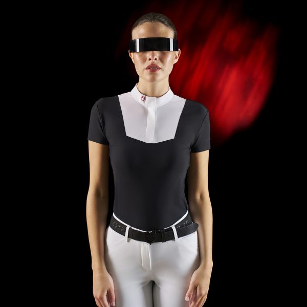 WOMEN'S COMPETITION RIDERTECH SHIRT SS WITH BUTTONS - immagine 2