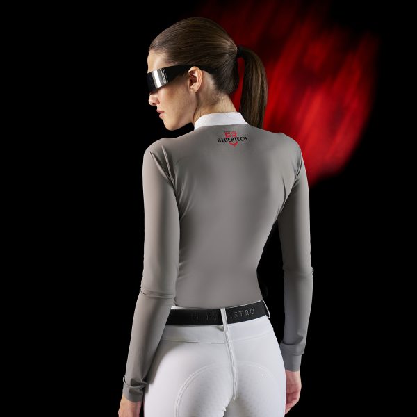 WOMEN'S COMPETITION RIDERTECH LS POLO SHIRT WITH ZIP - immagine 3