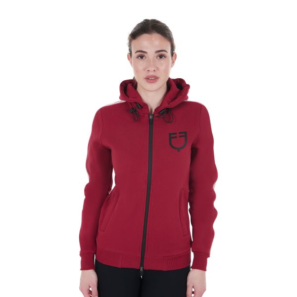 WOMEN'S COTTON FLEECE HOODIE ZIP