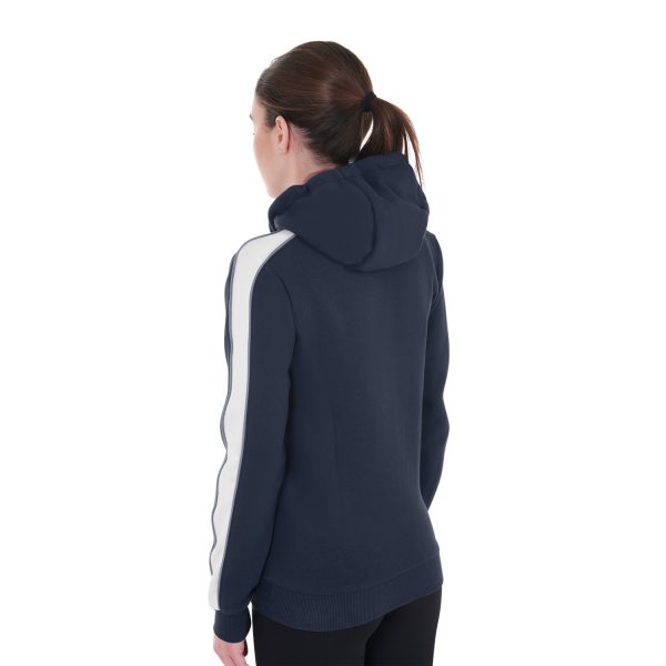 WOMEN'S COTTON FLEECE HOODIE ZIP - immagine 3