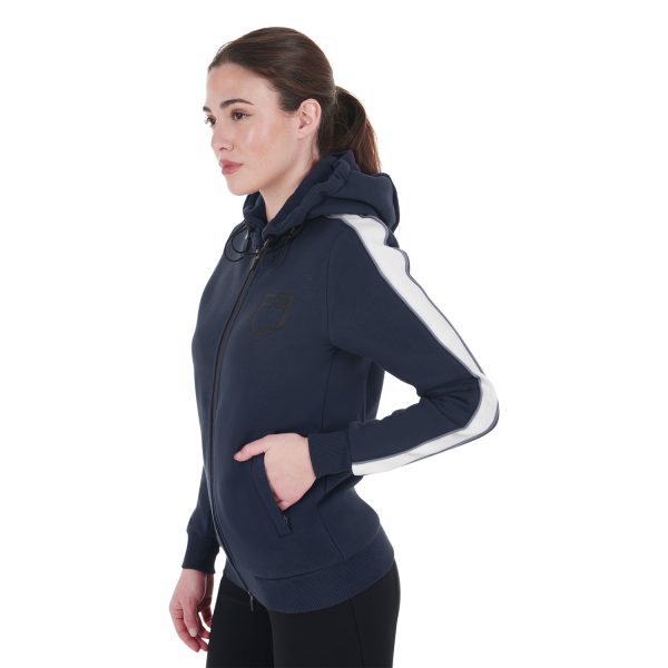 WOMEN'S COTTON FLEECE HOODIE ZIP - immagine 4