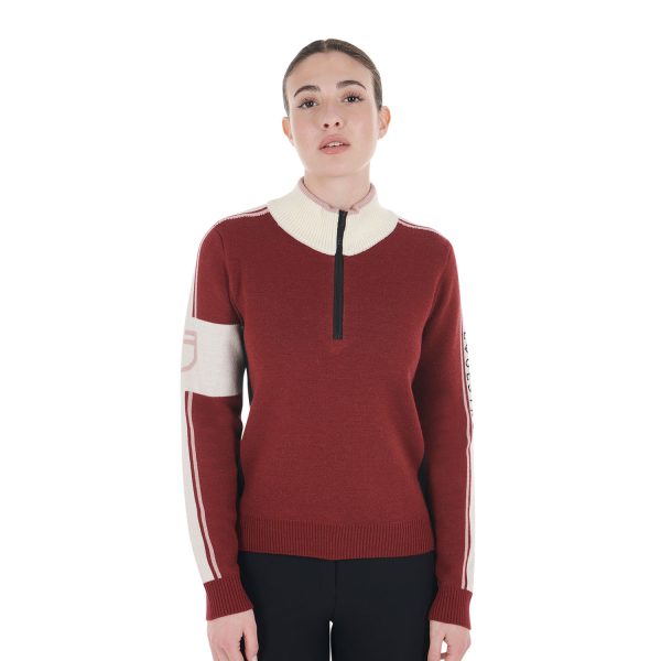 WOMEN'S HIGH NECK KNIT SWEATER - immagine 2