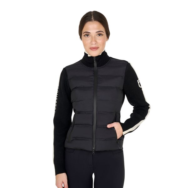 WOMEN'S FULL ZIP HYBRID NYLON+ KNIT JACKET - immagine 8