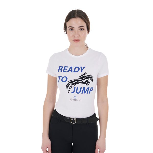 WOMEN'S READY TO JUMP COTTON T-SHIRT