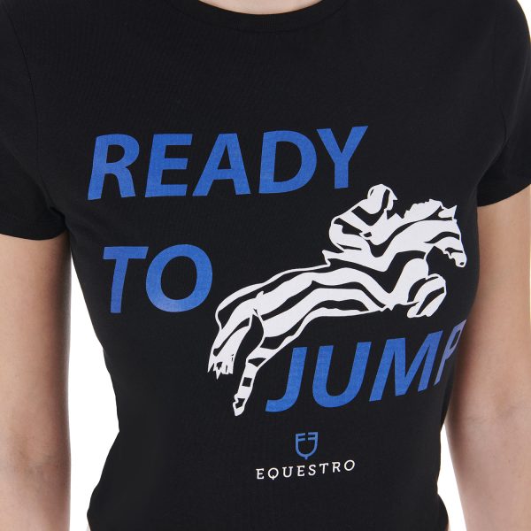 WOMEN'S READY TO JUMP COTTON T-SHIRT - immagine 4