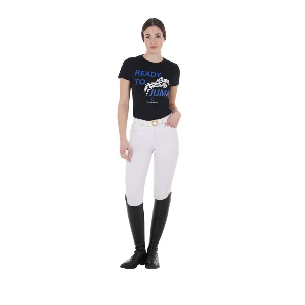 WOMEN'S READY TO JUMP COTTON T-SHIRT - immagine 5