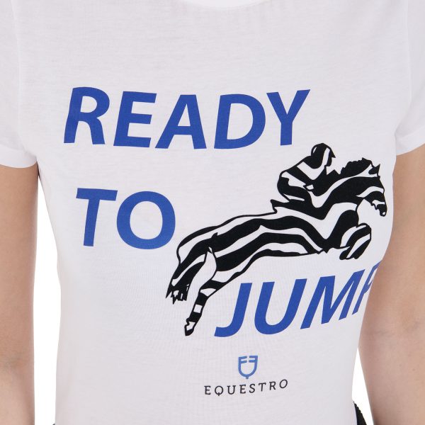 WOMEN'S READY TO JUMP COTTON T-SHIRT - immagine 8