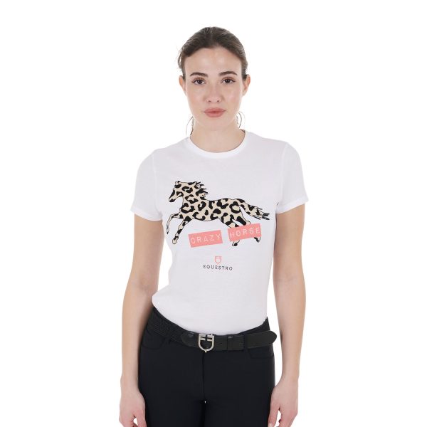 WOMEN'S CRAZY HORSE COTTON T-SHIRT - immagine 6