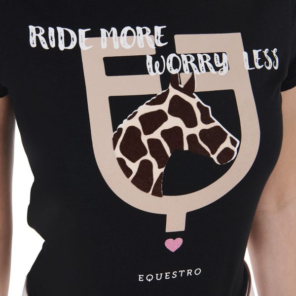 WOMEN'S RIDE MORE WORRY LESS COTTON T-SHIRT - immagine 4