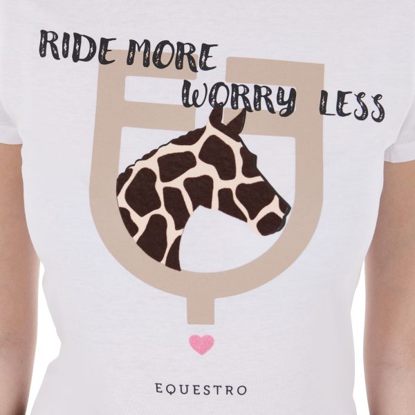 WOMEN'S RIDE MORE WORRY LESS COTTON T-SHIRT - immagine 8