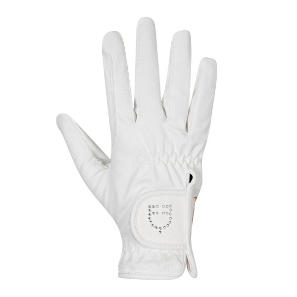 WOMEN'S SPECIAL SOFT EMBOSSED SYNTHETIC GRIP GLOVES WITH STRASS - immagine 12