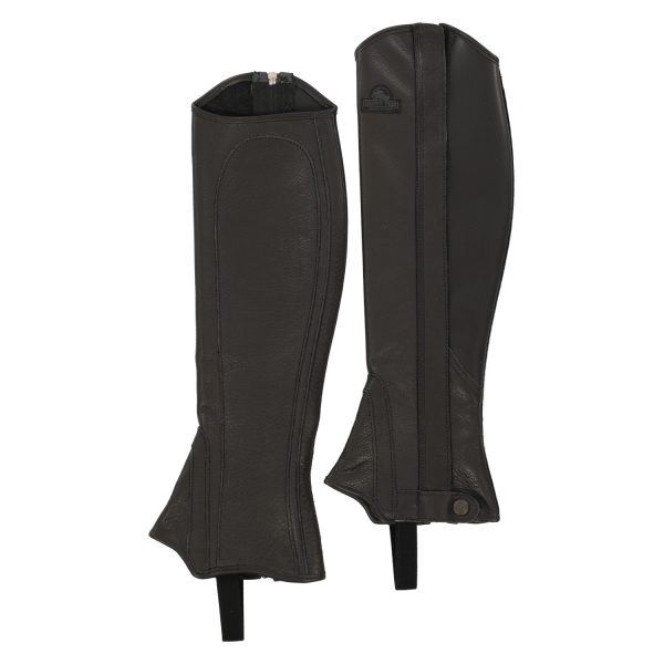 GP LEATHER/STRETCH LEATHER HALF CHAPS - immagine 2