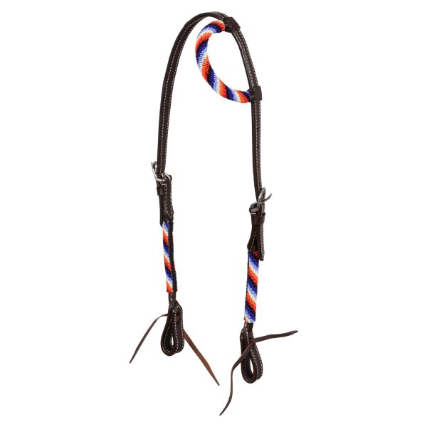 ONE EAR BEADED EMBRODERY BRIDLE - immagine 2