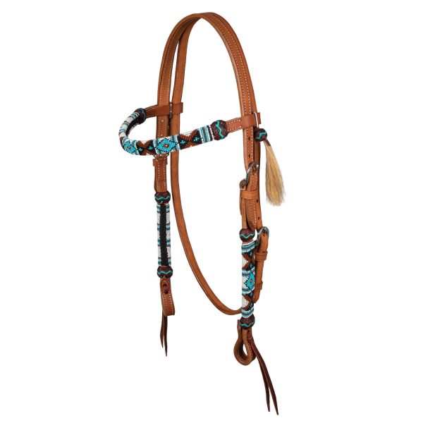 NAVAJO PEARLS WESTERN BRIDLE - immagine 2