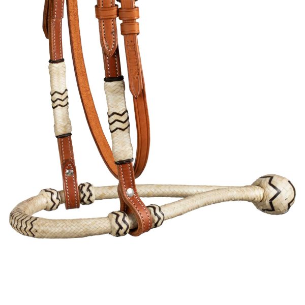 BOSAL BRIDLE WITH HORSEHAIR MECATE REINS - immagine 5