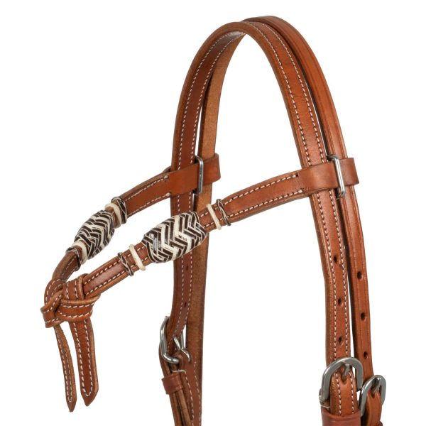 RAWHIDE CORE BOSAL SET WITH COTTON MECATE REINS - immagine 3