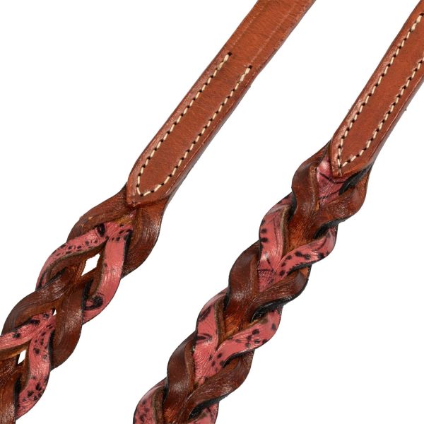 BRAIDED LEATHER DECORATIONS REINS - immagine 4