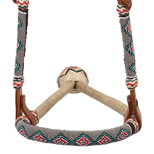 SAND PEARLS BOSAL SET WITH COTTON MECATE REINS - immagine 6