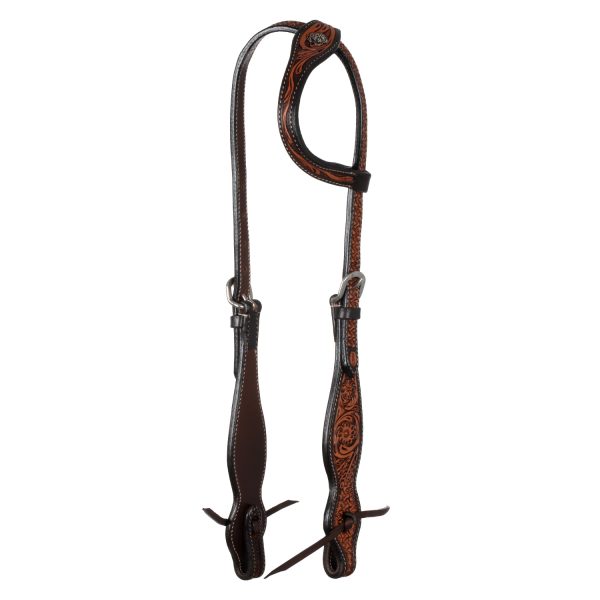 FLORAL ONE EAR WESTERN BRIDLE