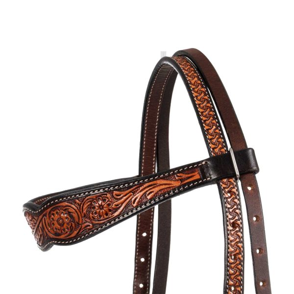 FLORAL BROW WESTERN BRIDLE - immagine 3