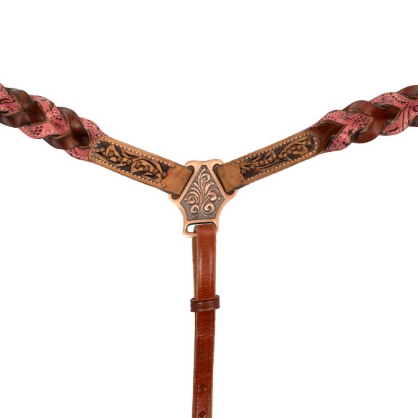 BREASTCOLLAR WITH BRAIDED LEATHER DECORATIONS - immagine 3