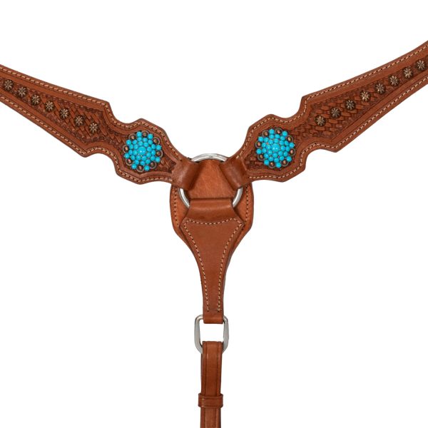 BREASTCOLLAR WITH BLUE STONES - immagine 3