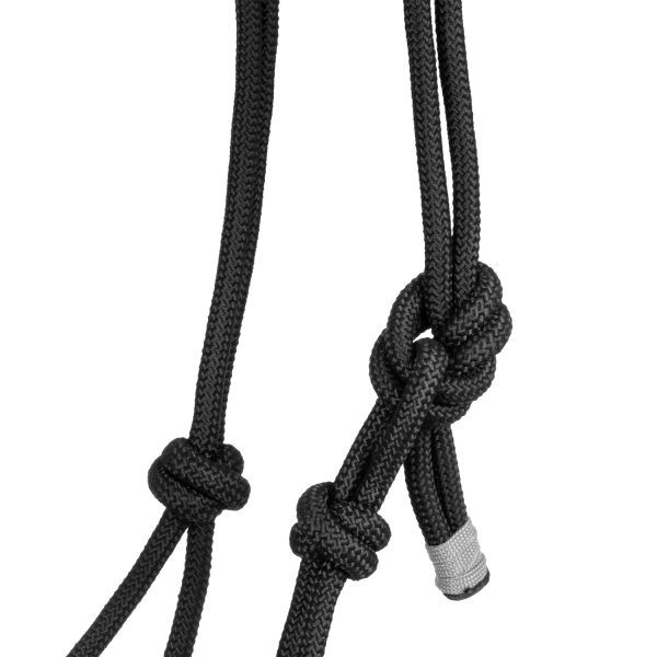 FANCY BRAIDED NOSE ROPE ROPE HALTER W/LEAD - immagine 3