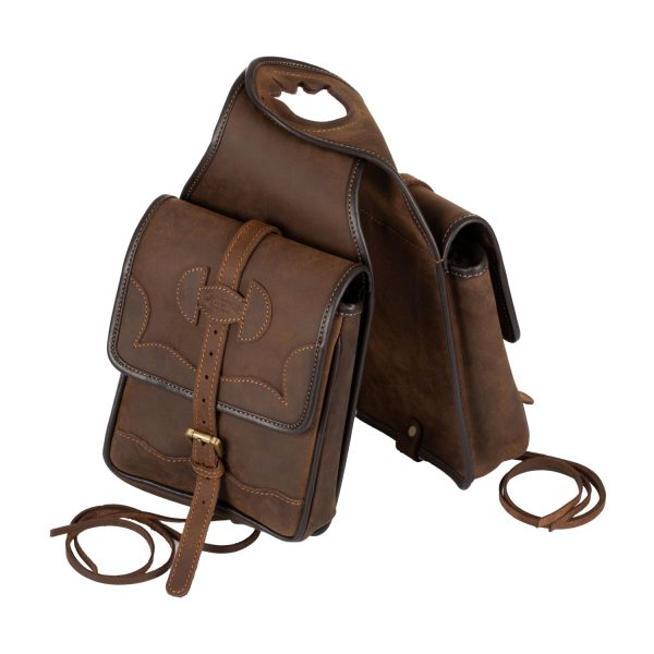 LEATHER POMMEL SADDLE BAG - immagine 2