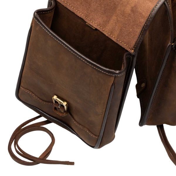 LEATHER POMMEL SADDLE BAG - immagine 5