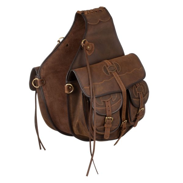 LEATHER SADDLE BAG