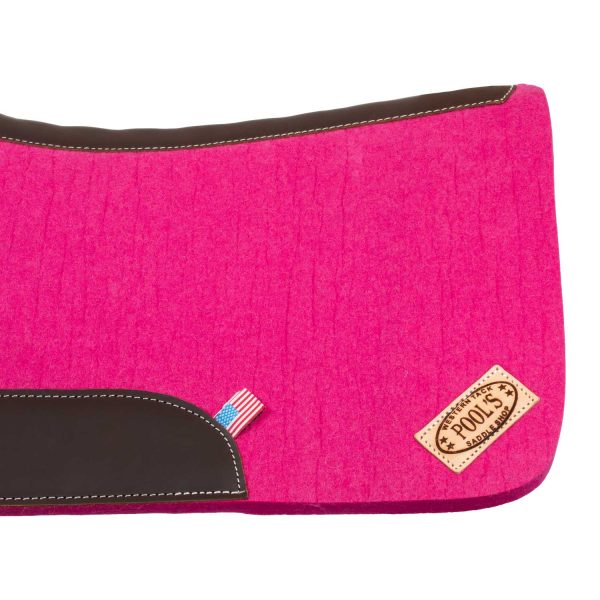 WESTERN FELT SADDLE PAD WITH LEATHER REINFORCEMENT - immagine 6