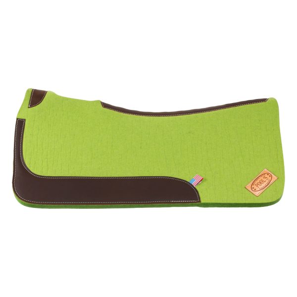 WESTERN FELT SADDLE PAD WITH LEATHER REINFORCEMENT - immagine 8