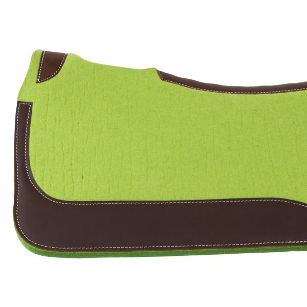 WESTERN FELT SADDLE PAD WITH LEATHER REINFORCEMENT - immagine 10