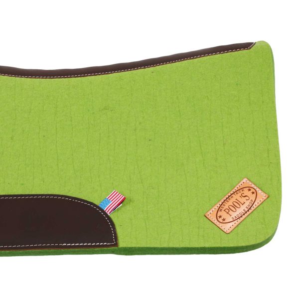 WESTERN FELT SADDLE PAD WITH LEATHER REINFORCEMENT - immagine 11