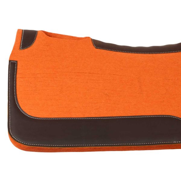 WESTERN FELT SADDLE PAD WITH LEATHER REINFORCEMENT - immagine 15