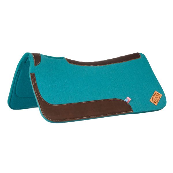 WESTERN FELT SADDLE PAD WITH LEATHER REINFORCEMENT - immagine 17