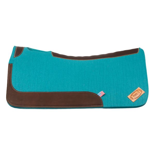 WESTERN FELT SADDLE PAD WITH LEATHER REINFORCEMENT - immagine 18