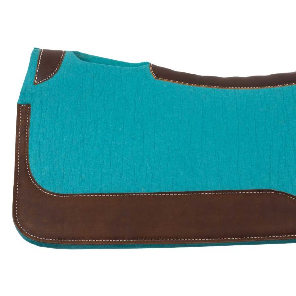 WESTERN FELT SADDLE PAD WITH LEATHER REINFORCEMENT - immagine 20