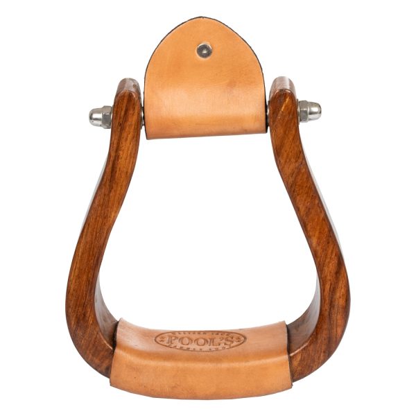 YS STANDARD WOOD WESTERN STIRRUPS - immagine 2