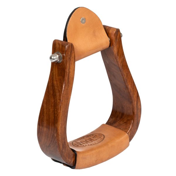 YS STANDARD WOOD WESTERN STIRRUPS - immagine 3