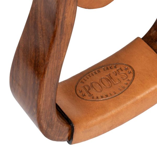 YS STANDARD WOOD WESTERN STIRRUPS - immagine 6