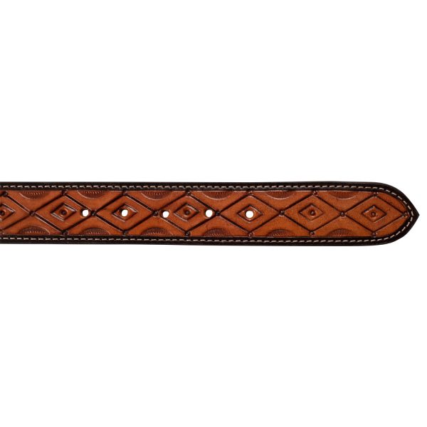 UNISEX WESTERN BEADED BELT AND BRASS BUCKLE - immagine 5