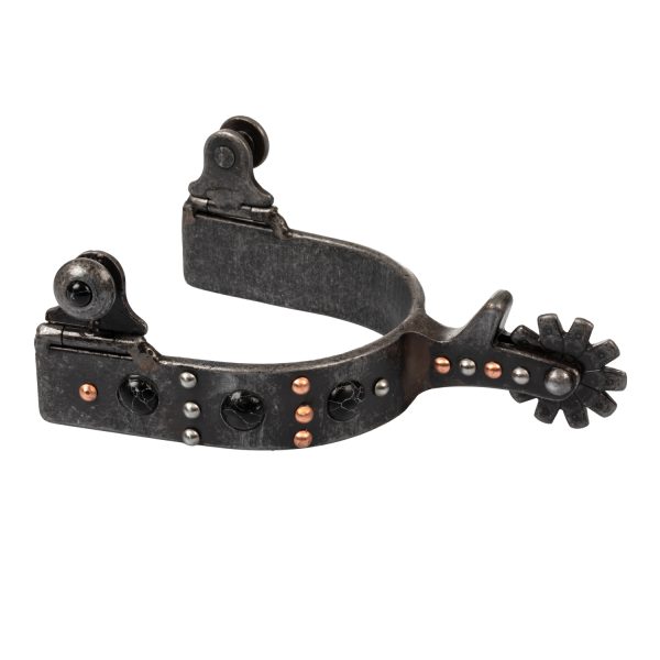 UNISEX BLACK TRIM WESTERN SPUR W/ROWEL - immagine 2