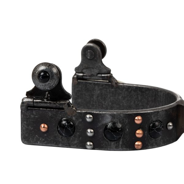 UNISEX BLACK TRIM WESTERN SPUR W/ROWEL - immagine 4