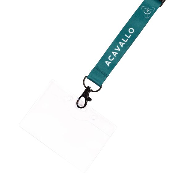 ACAVALLO LOGOED LANYARD BADGE HOLDER - immagine 5